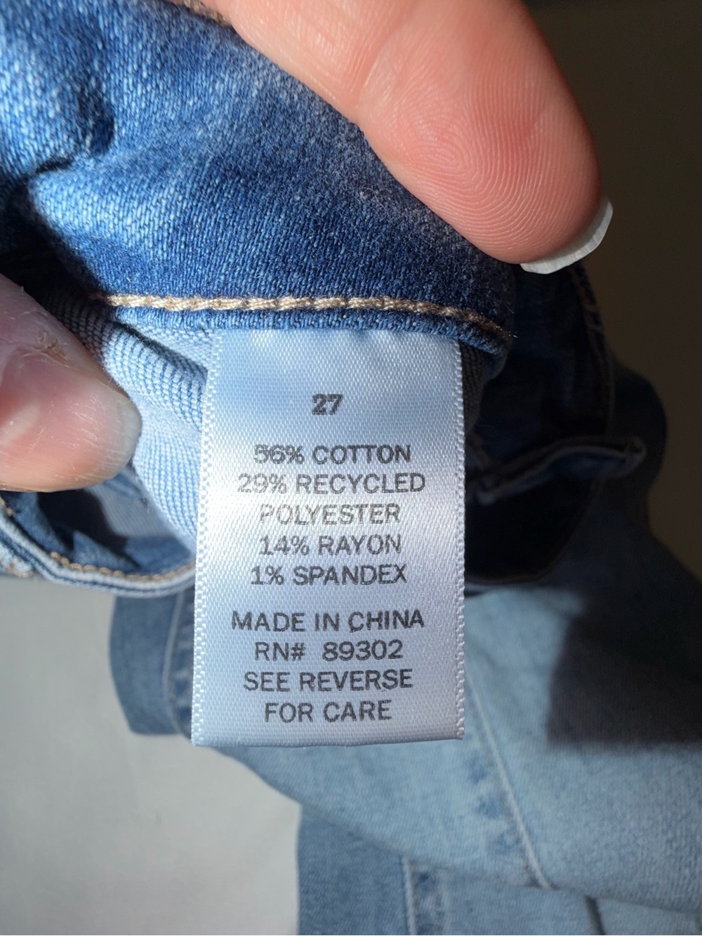 Altar'd State Wide-Leg High-Rise Jeans in Light Blue - Picture 4 of 8